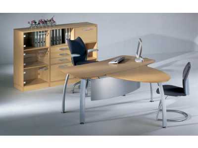 Ultima - Beech Desk and Meeting Point Kubo Storage